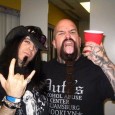 Johnny backstage with Kerry King