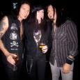 Johnny with Jizzy Pearl from Love/Hate and Christian Brady from HELLYEAH