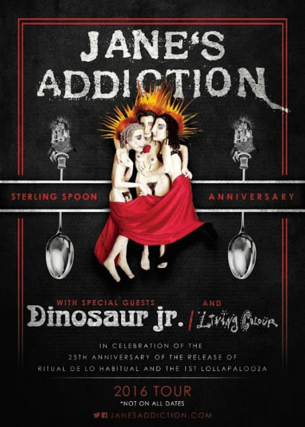 jane's addiction, Jane’s Addiction announce “Sterling Spoon Anniversary” tour…