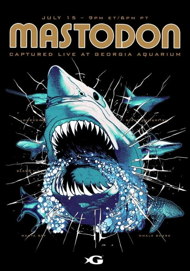mastodon georgia aquarium show, MASTODON To Perform Acoustic Show At Georgia Aquarium