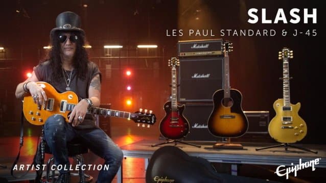 slash epiphone guitars, SLASH And EPIPHONE Announce The ‘Slash Collection’