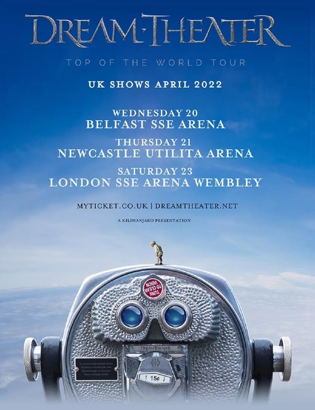 dream theater uk tour dates, DREAM THEATER Announce UK Tour Dates