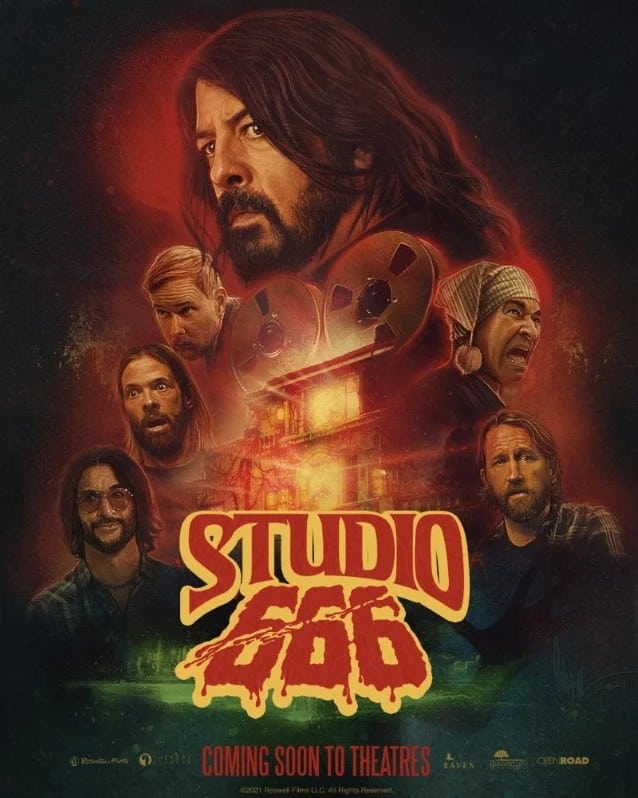 foo fighters movie, FOO FIGHTERS Star In The Theatrical Horror Comedy ‘Studio 666’ Arriving In February