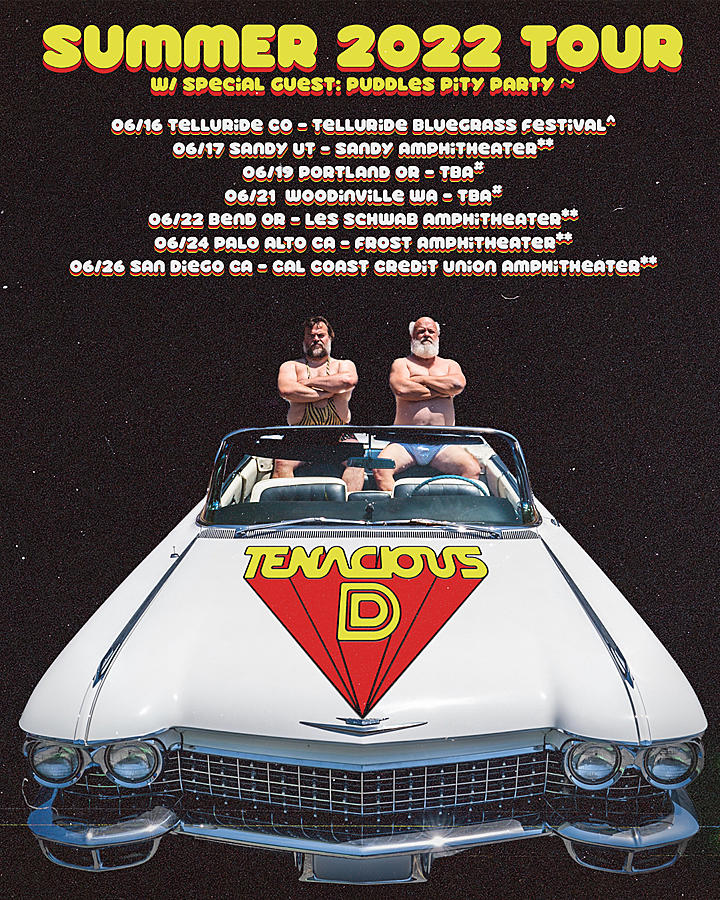 tenacious d tour dates, TENACIOUS D Announce Summer 2002 Tour Dates