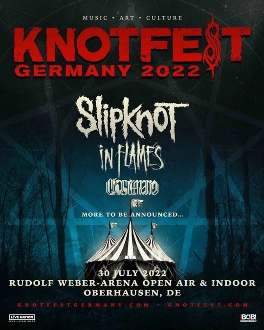 slipknot knotfest germany, SLIPKNOT Announce The First KNOTFEST GERMANY