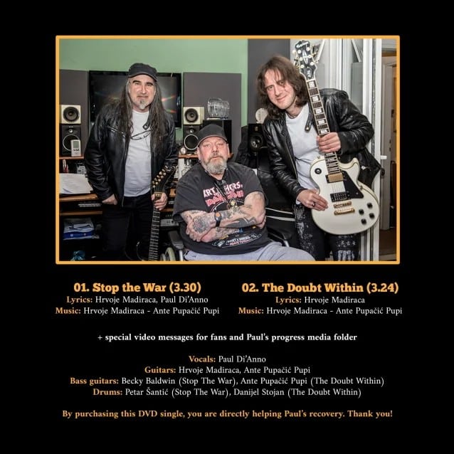 iron maiden paul dianno, Former IRON MAIDEN Singer PAUL DI’ANNO Launches WARHORSE Project, Announces Debut Single