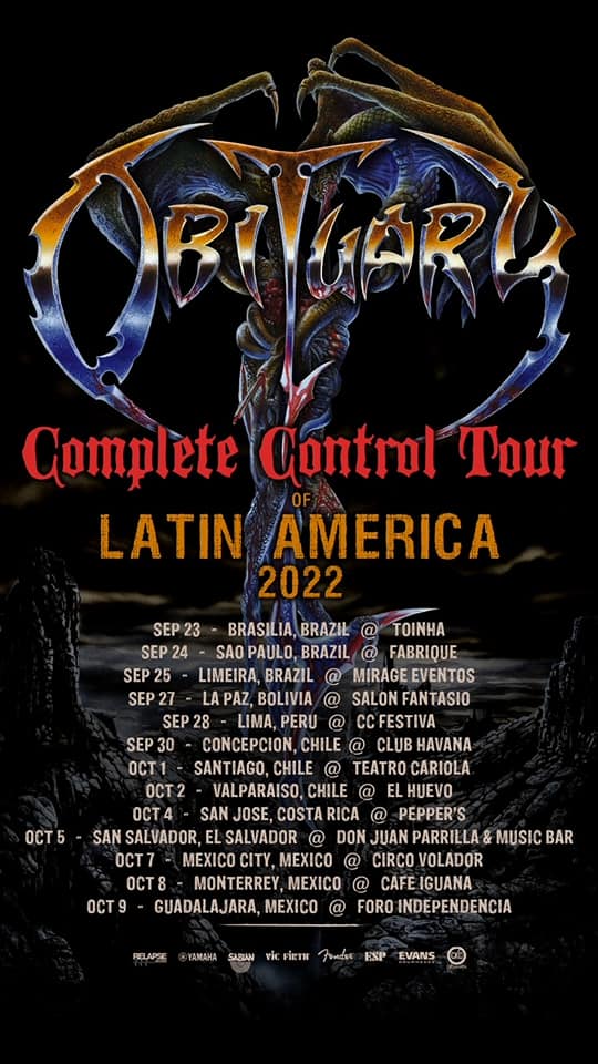 obituary-latin-america-tour-dates-2022